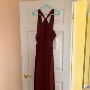 Bill Levkoff Dress | Size 6 | Wine | 1274 | NWT